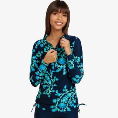 Women's Half-Zip Nora Swim Top