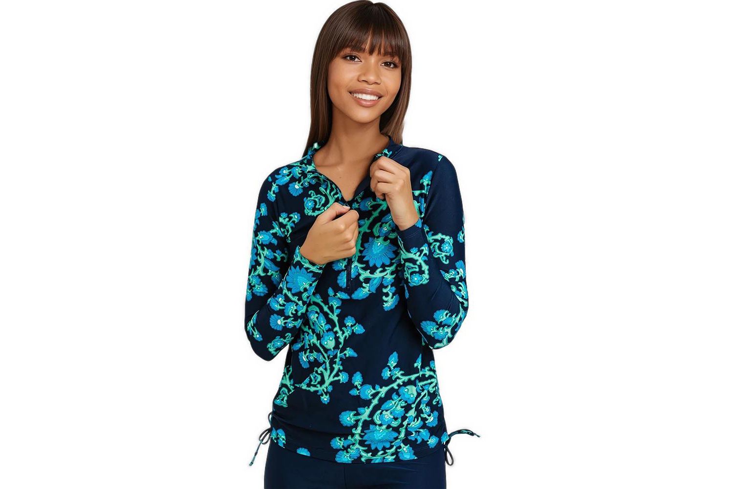 Women's Half-Zip Nora Swim Top