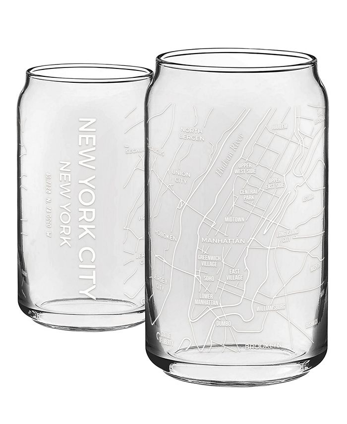 Vandor LLC 4 - Piece 16oz. Glass Pint Glass Glassware Set