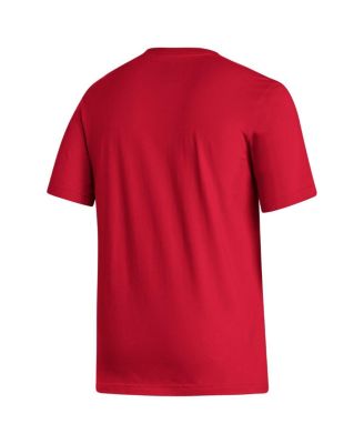 Men's Scarlet Nebraska Huskers Memorial Stadium 100th Anniversary Sideline Strategy Fresh T-shirt