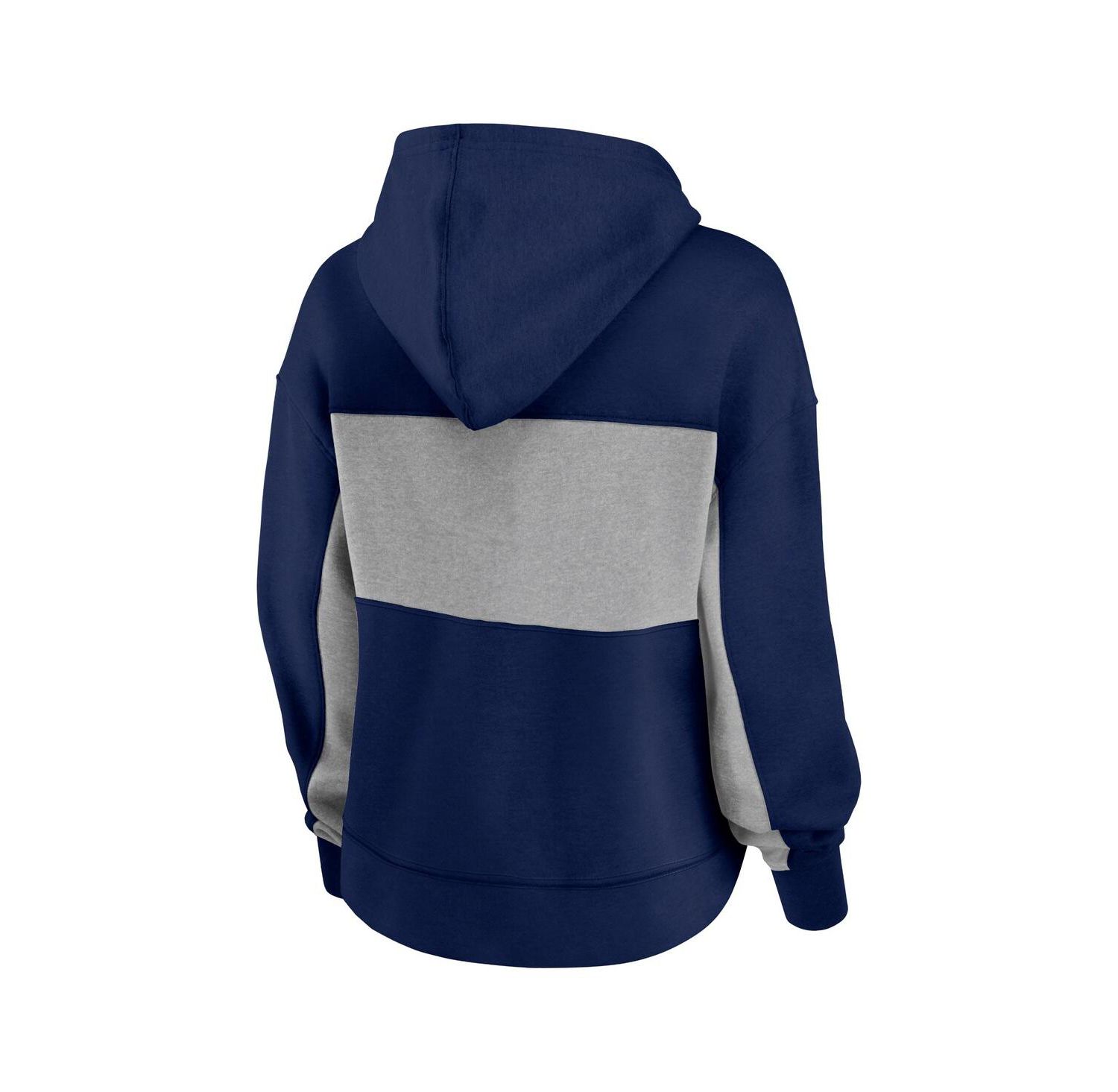 Women's Navy New York Yankees Filled Stat Sheet Pullover Hoodie