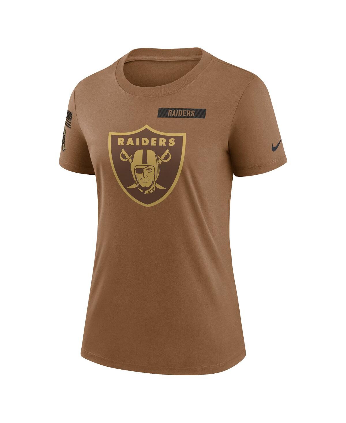 Women's NikeLas Vegas Raiders 2023 Salute to Service Legend Performance T-shirt - Brown