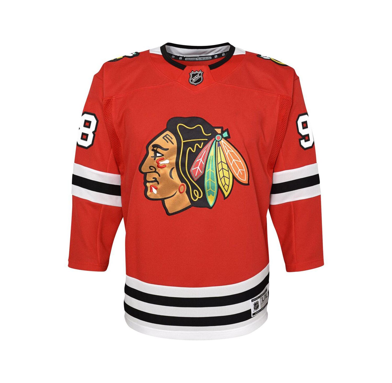 Big Boys Connor Bedard Red Chicago Blackhawks Home Premier Player Jersey