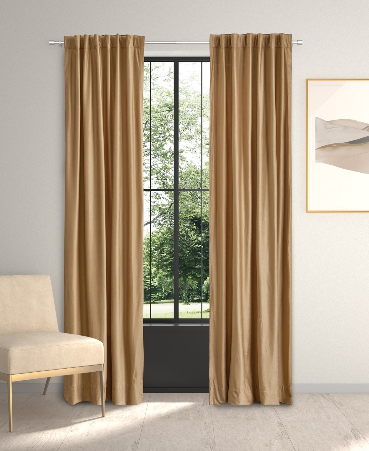 Oscar Oliver Valencia Window Panel Pair, 50