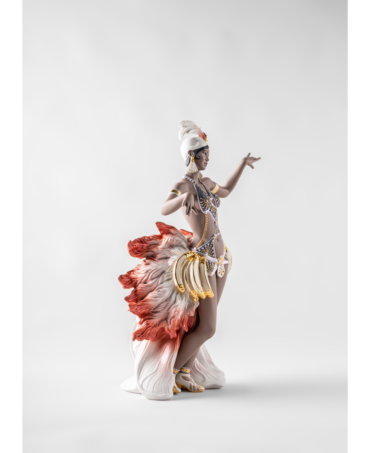 Lladrò Ebony Goddess Statue In Multi