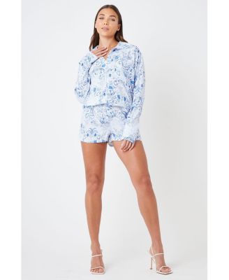 Women's Button Up Playsuit