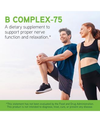 DaVinci Labs B Complex-75 - Supports Relaxation and Proper Nerve Function - Dietary Supplement with Niacin, Vitamin B6, B12, Biotin, Choline and More - Vegetarian - Gluten-Free