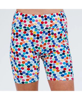 Women's Chlorine Resistant High Waisted Mid-Thigh Swim Shorts