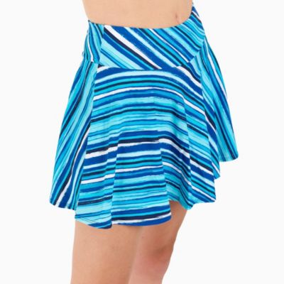Women's Flowy Swim Skirt With Attached Shorts