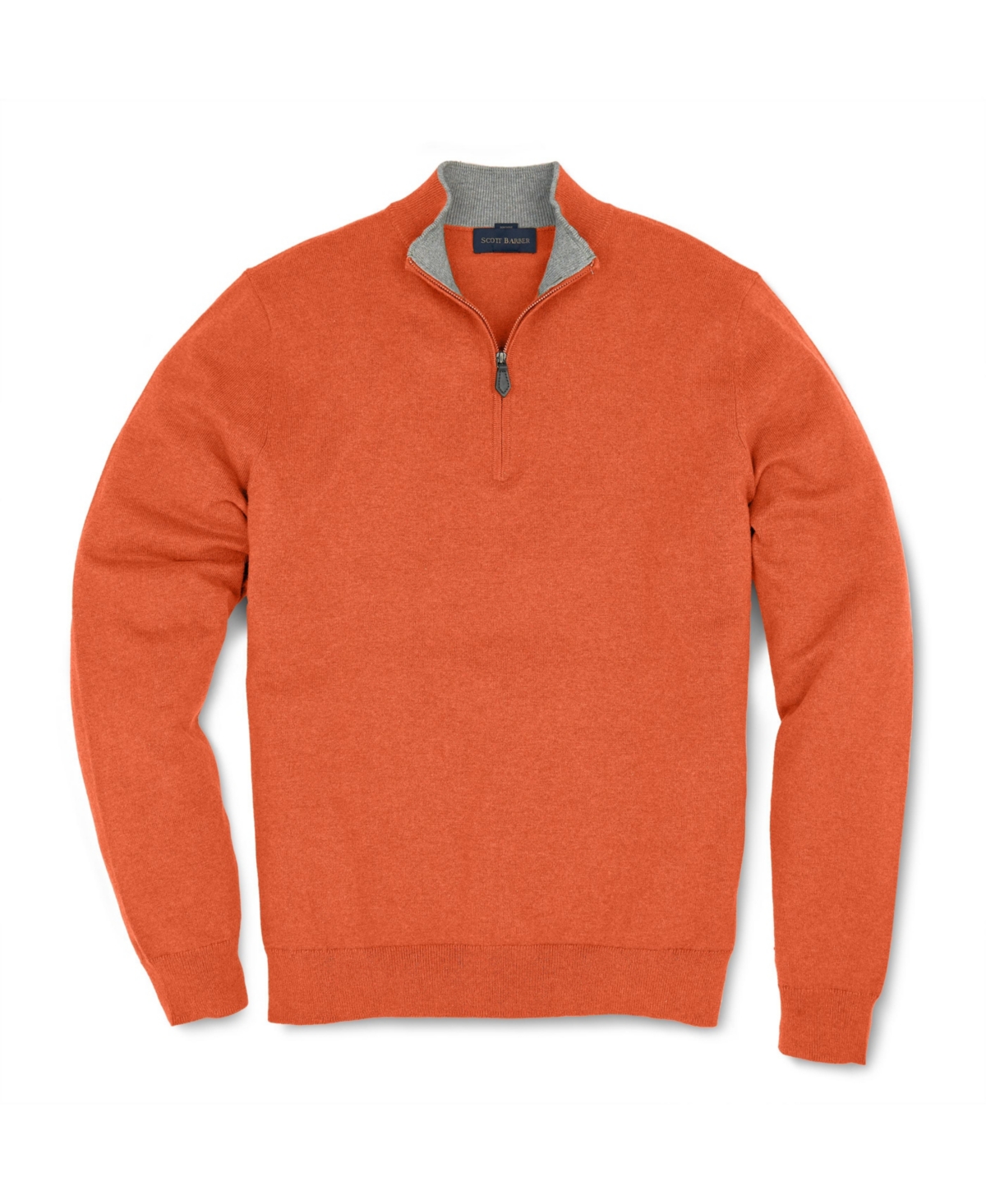 Men's Organic Cotton/Cashmere Pullover Sweater - Plum