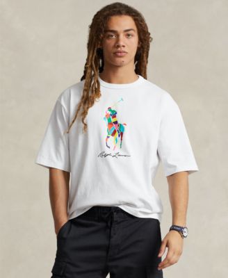 폴로 랄프로렌 Polo Ralph Lauren Mens Colorblocked Big Pony T-Shirt