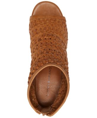 Women's Mofira Woven Peep Toe Heeled Sandals