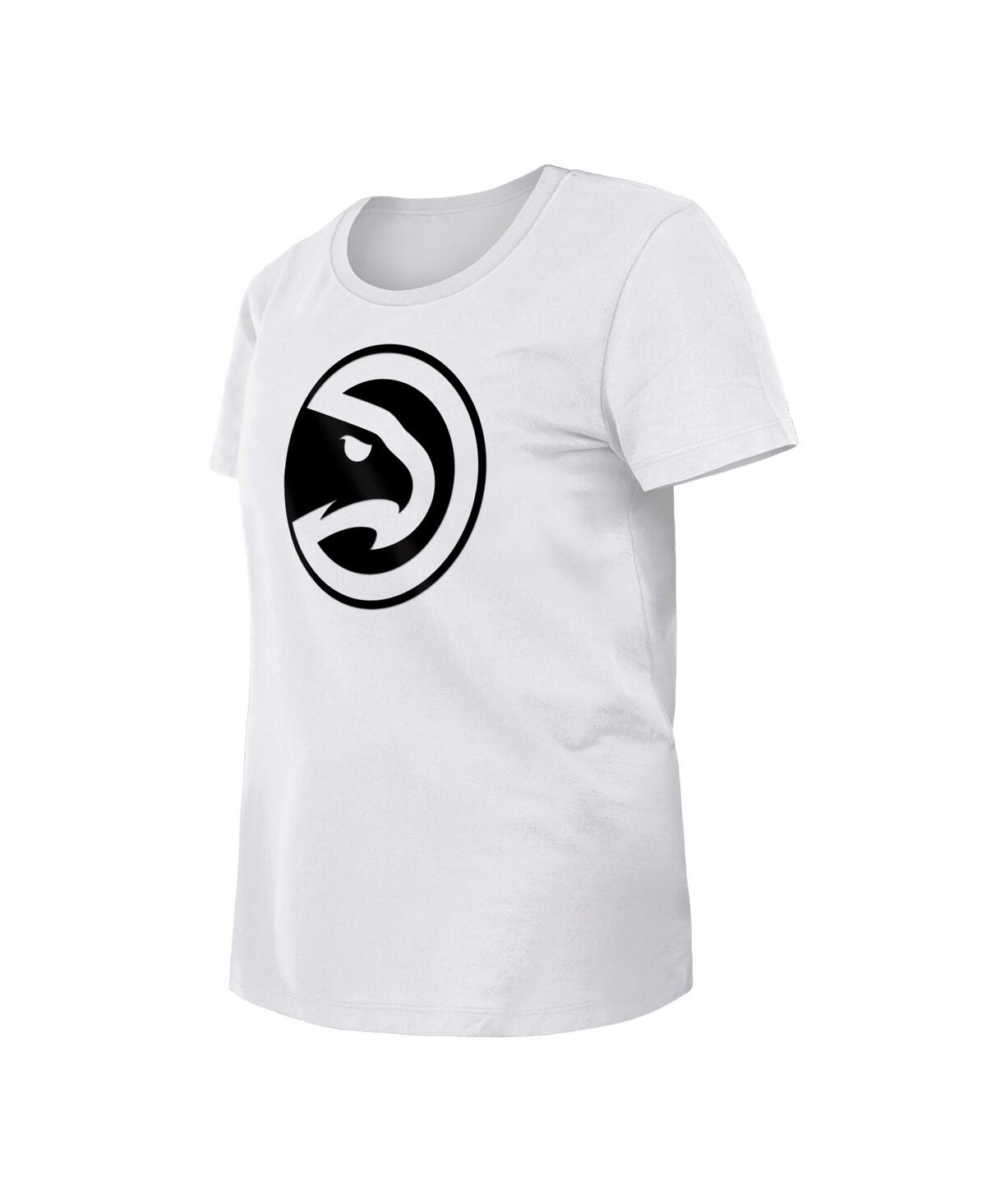 NEW ERA WOMEN'S NEW ERA WHITE ATLANTA HAWKS 2023/24 CITY EDITION T-SHIRT 