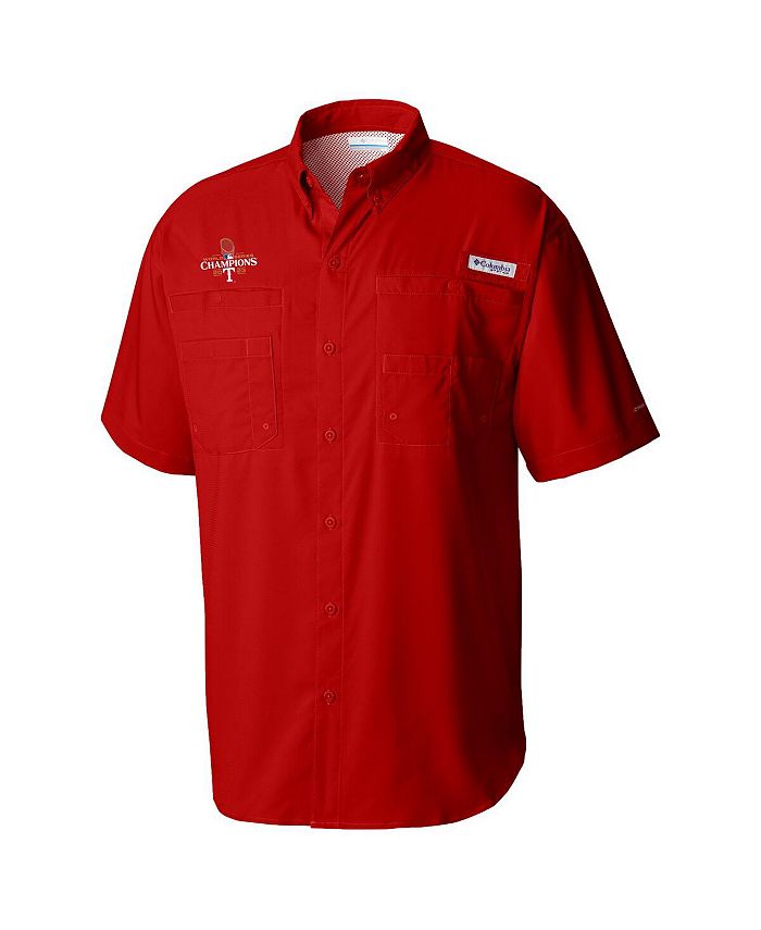 Chemise Boutonnée Columbia Noire Texas Longhorns Tamiami Omni Shade Pour Homme