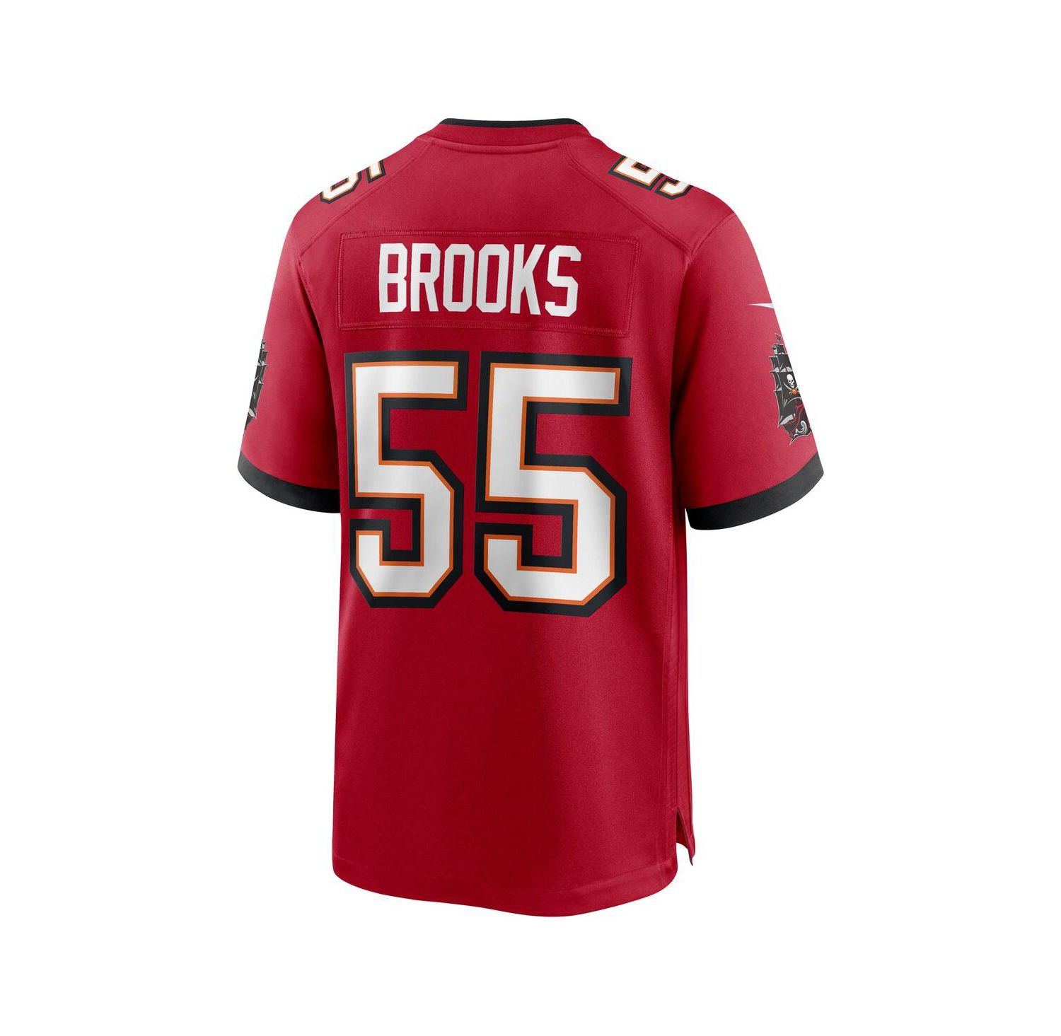 Men's Derrick Brooks Red Tampa Bay Buccaneers Retired Player Game Jersey
