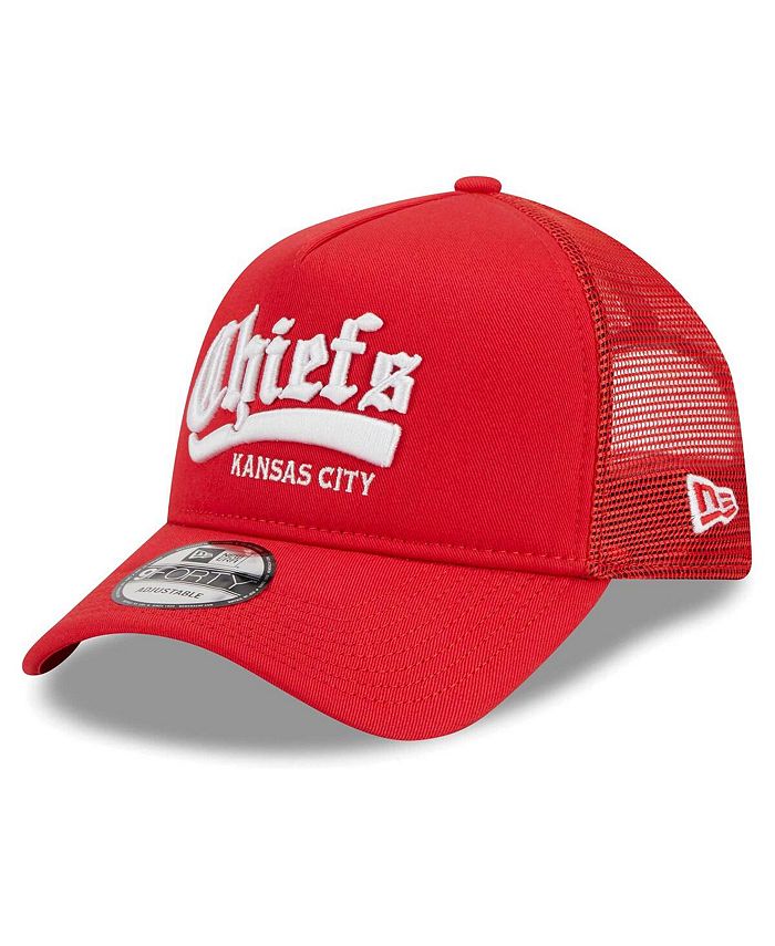 Casquette New Era 9FORTY Kansas City Chiefs - Imprimé Logo, Ajustable, En Polyester, Coupe Classique Pour Fans