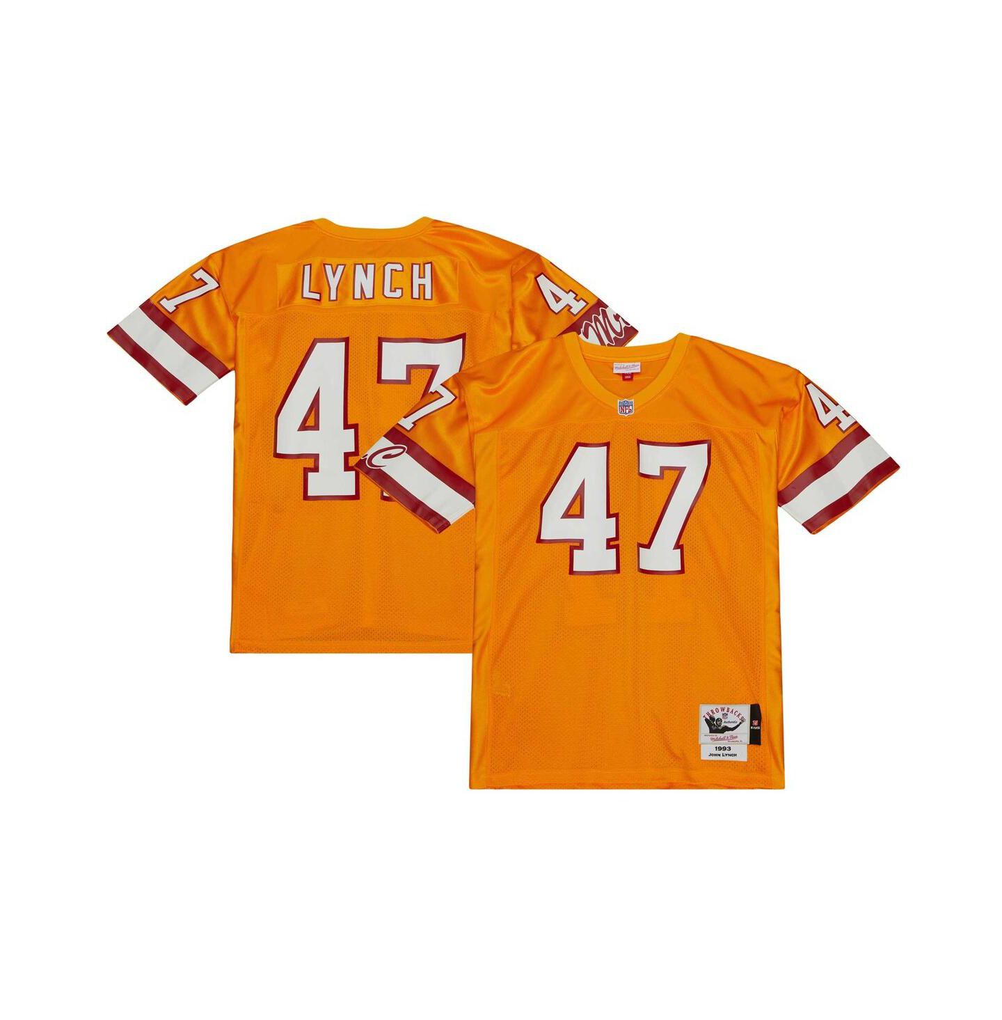Мужской топ Mitchell & Ness John Lynch Orange Tampa Bay Buccaneers 1993 Authentic Jersey — фото 1