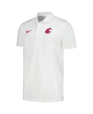 Men's White Washington State Cougars Sideline Polo Shirt