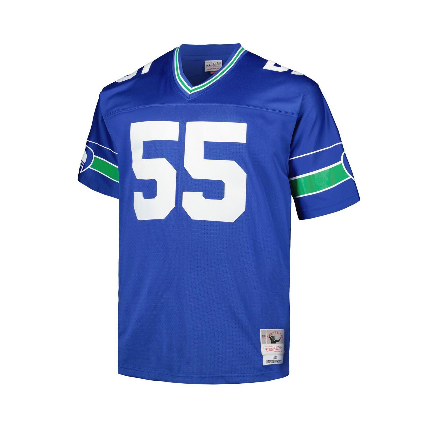 Men's Brian Bosworth Royal Seattle Seahawks Big & Tall 1987 Legacy Retired Player Jersey