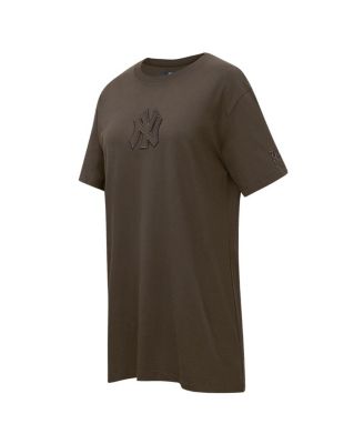 Women's Brown New York Yankees Neutral T-shirt Dress