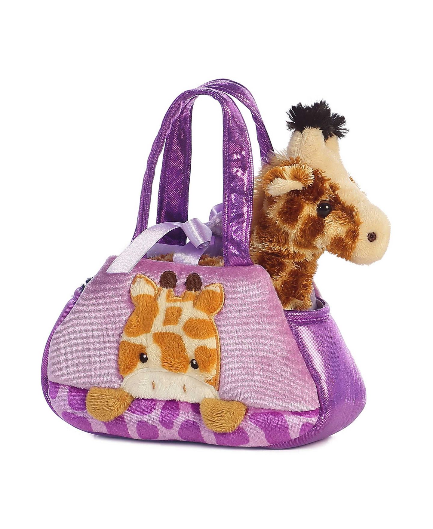Детские мягкие игрушки Aurora Fancy Pals Peek-A-Boo Giraffe Small Plush, 2-Piece Set — фото 2