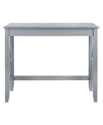 1-Pc MDF X-Side Writing Desk with Rectangular Top & Farmhouse Style