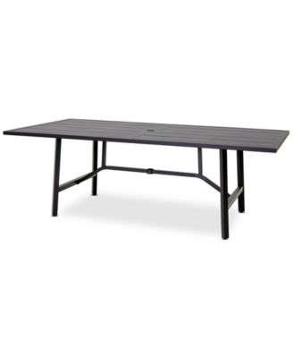 Astaire 84" x 42" Rectangle Outdoor Slat Top Dining Table, Created for Macy's