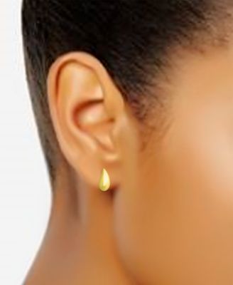 Polished Teardrop Stud Earrings, Created for Macy's