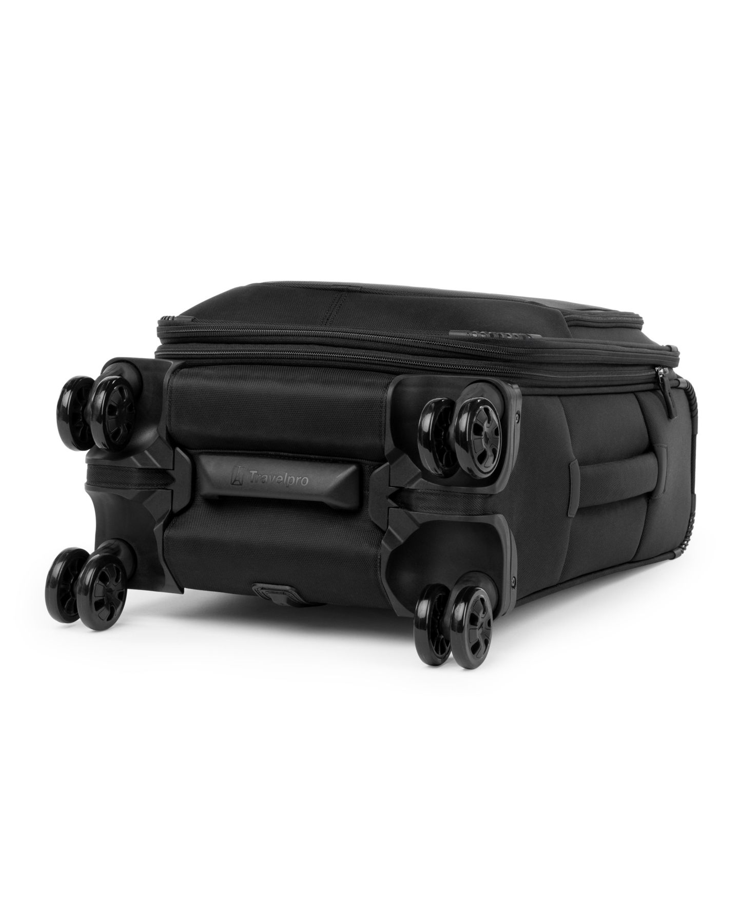 Чемодан Travelpro Crew Classic Small Carry-on Expandable Spinner, цвет: Угольно-чёрный — фото 4