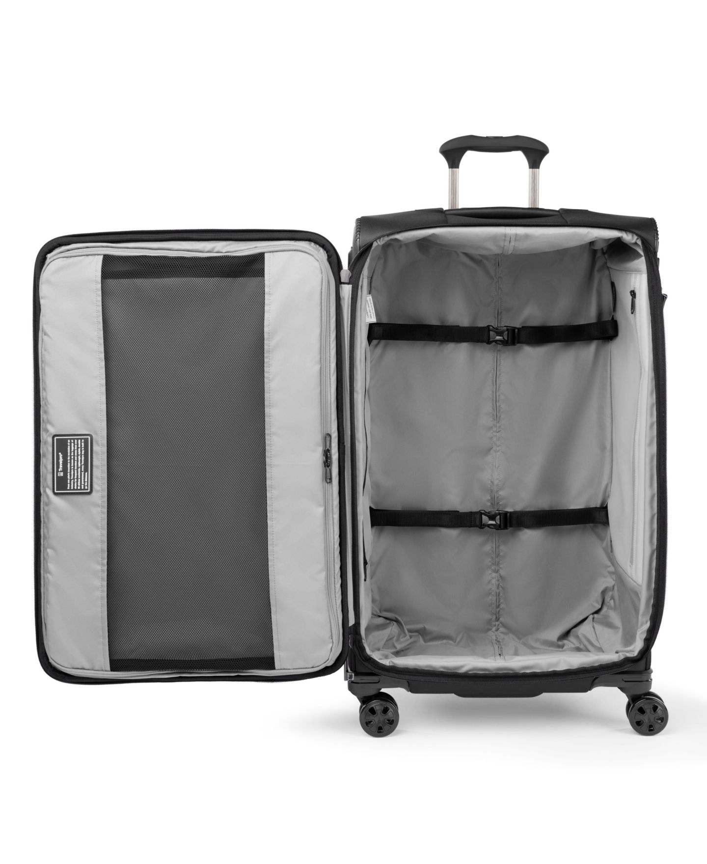 Чемодан Travelpro Crew Classic Large Check-in Expandable Spinner, цвет: Угольно-чёрный — фото 7