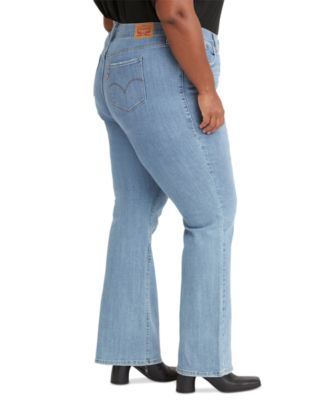  Trendy Plus Size 315 Mid-Rise Shaping Bootcut Jeans