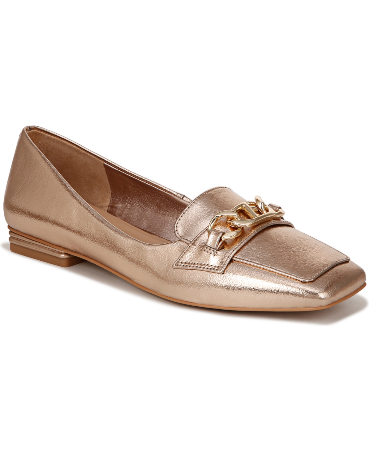 Franco Sarto Tiari Flats In Rose Gold Faux Leather