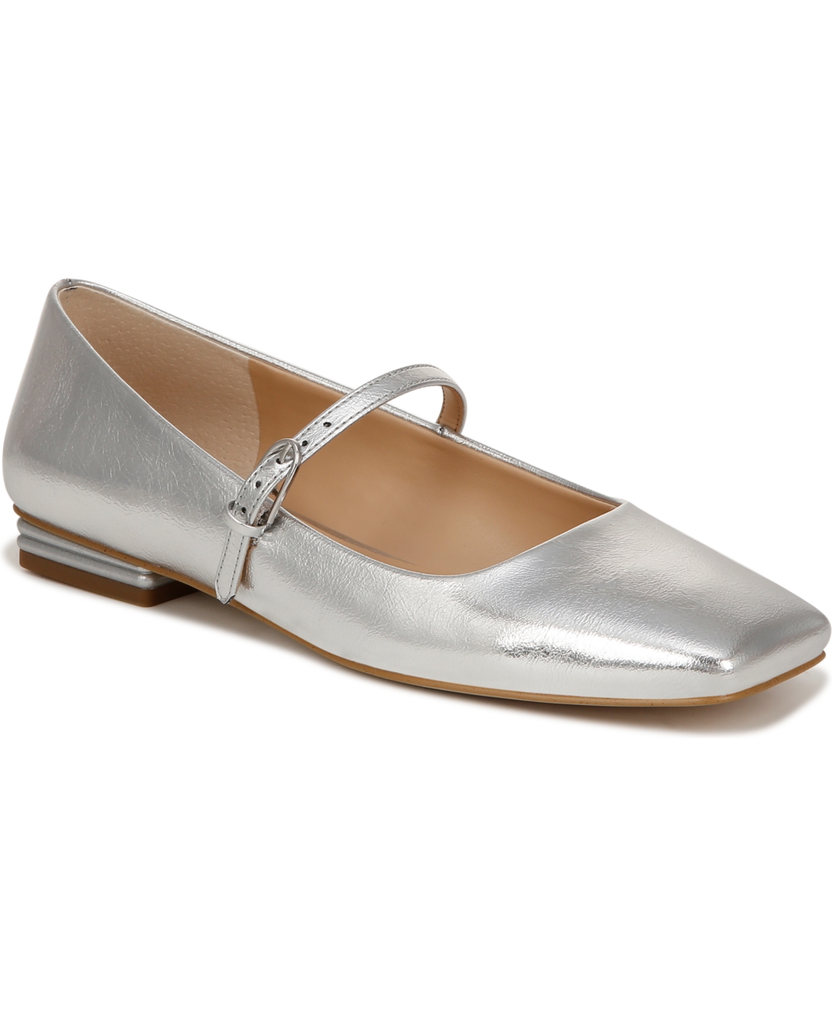 Women's Tinsley Square Toe Mary Jane Flats - Saddle Tan Suede