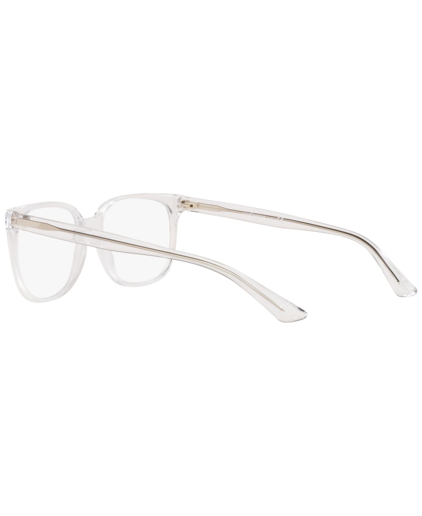 Мужские очки LensCrafters Man Rectangle Plastic EC2009 Eyeglasses, цвет: Прозрачный — фото 7