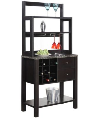 Newport 31" Medium Density Fiberboard (MDF) 2 Drawer Serving Bar