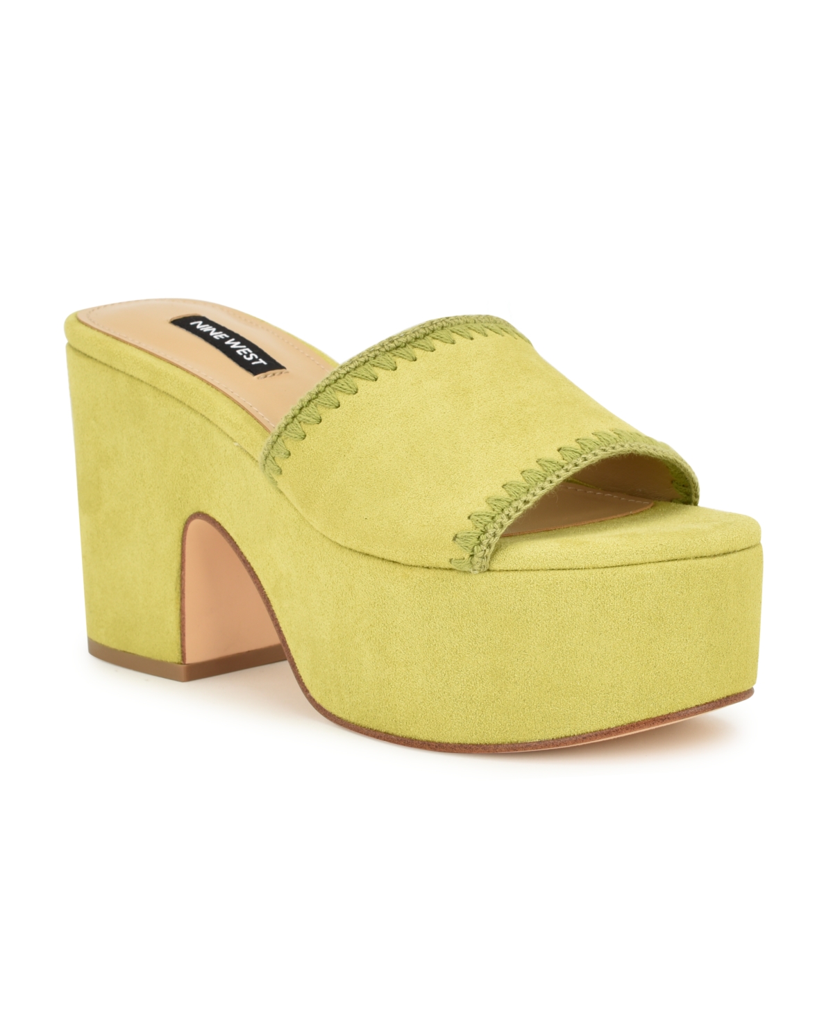 Women's Yickie Slip-on Round Toe Wedge Sandals - Green