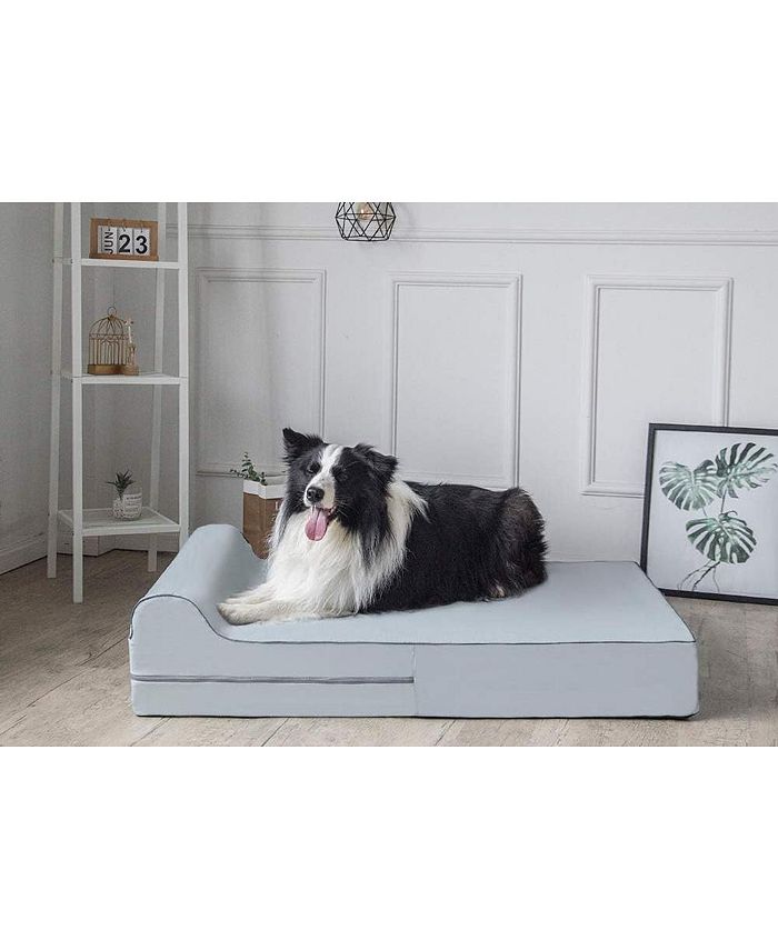 KOPEKS Orthopedic Dog Bed Memory Foam With Pillow XLarge Macy's