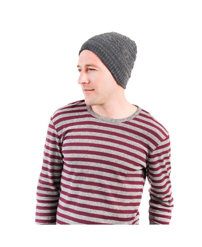 MUK LUKS Men's Textured Beanie Macy's
