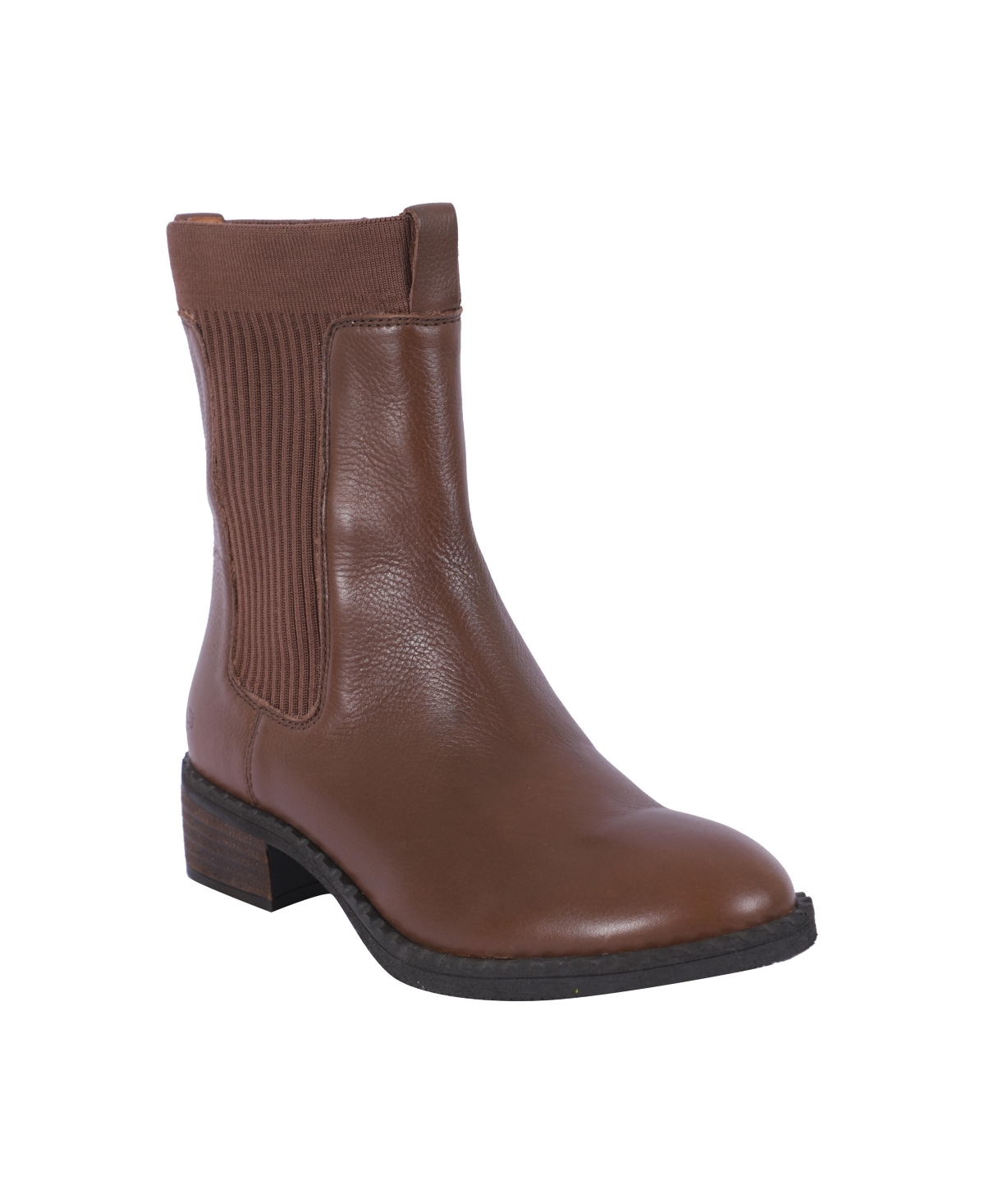 Women's Bernadette Pull-On Booties - Chocolate Leather