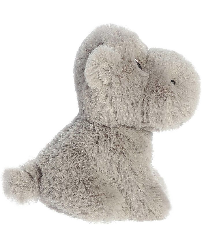 Aurora Mini Hippopotamus Eco Nation Eco-Friendly Plush Toy Gray 5" - Macy's