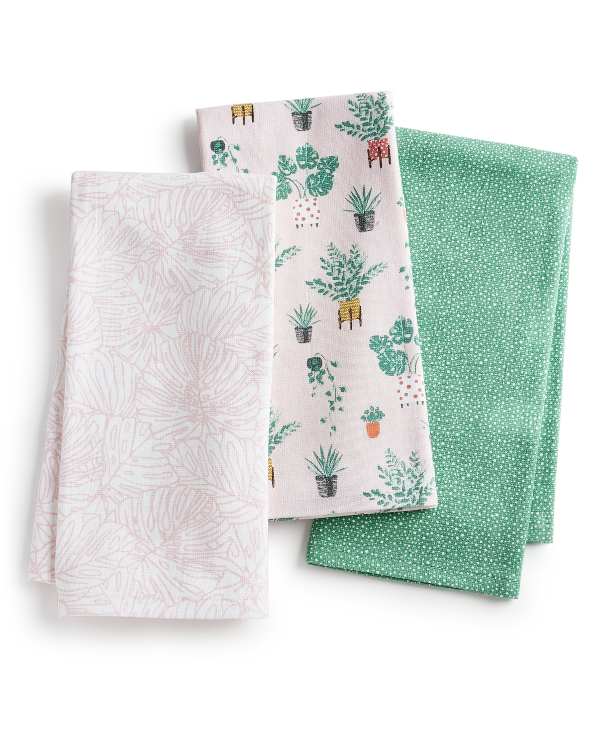 Fashion Plants 3-Pc. Towel Set, Created for Macy's