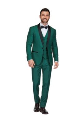 Men's 3-Piece Slim Fit Shawl Lapel Tuxedo