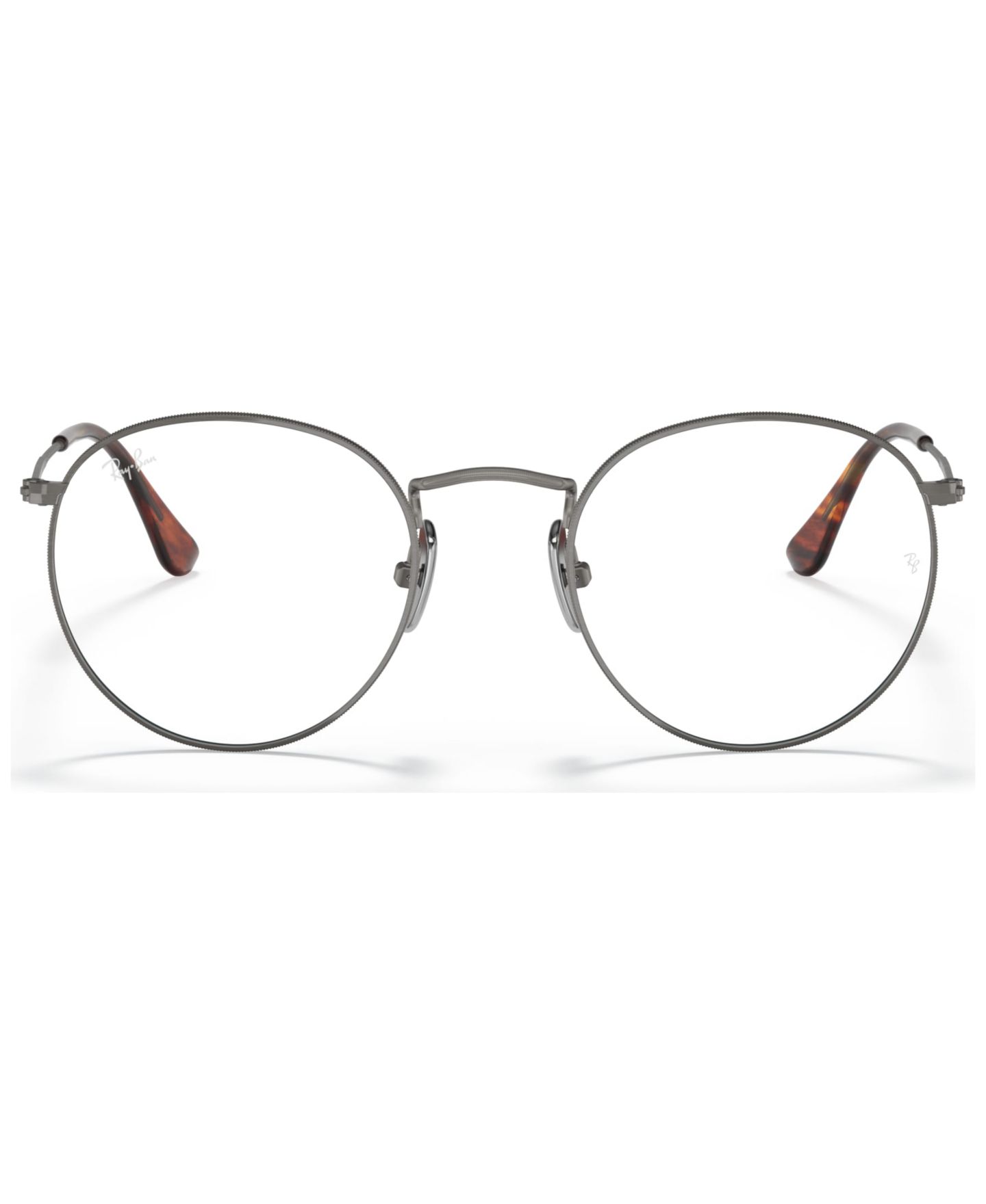 Очки Ray-Ban Unisex Square Titanium RB8247V Round Titanium Optics Eyeglasses, цвет: Состаренный золотой — фото 6