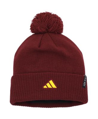 Men's Maroon Arizona State Sun Devils 2023 Sideline COLD.RDY Cuffed Knit Hat with Pom