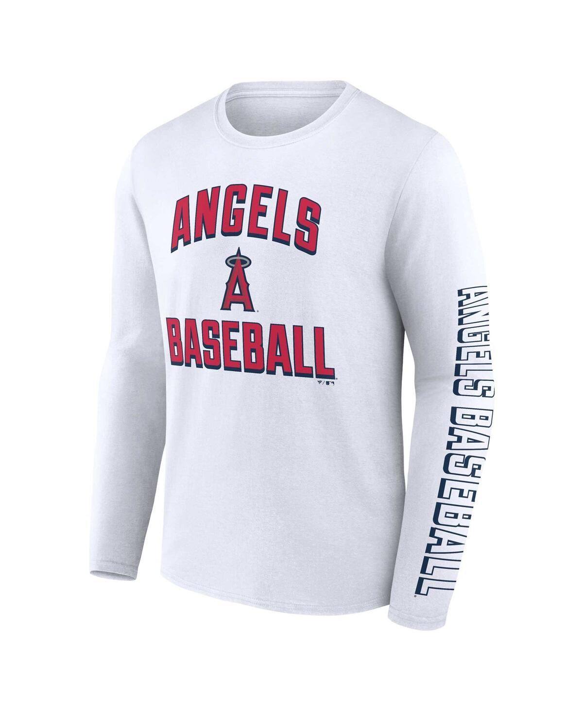 Men's Fanatics White Los Angeles Angels Two-Pack Combo T-shirt Set - White