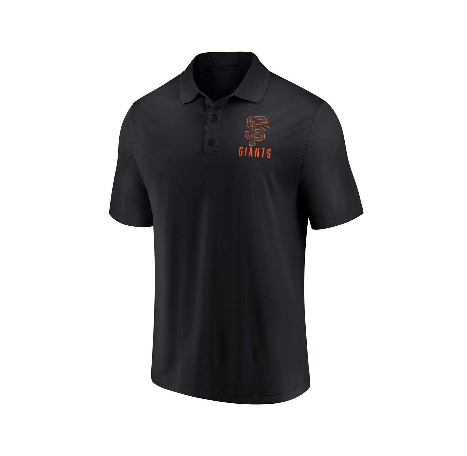 Men's Black, White San Francisco Giants Two-Pack Logo Lockup Polo Shirt Set