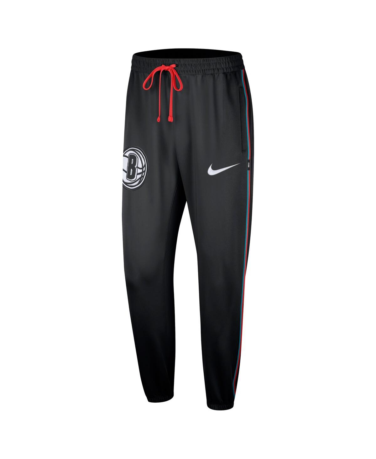NIKE MEN'S NIKE BLACK BROOKLYN NETS 2023/24 CITY EDITION AUTHENTIC SHOW TIME PERFORMANCE PANTS