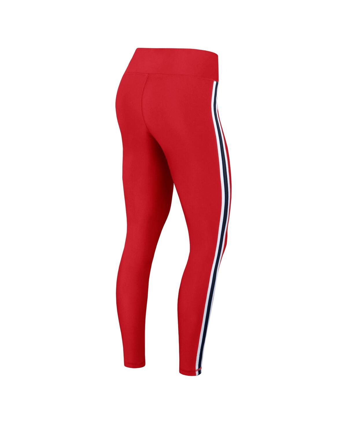 Shop Wear By Erin Andrews Women's  Red Chicago Bulls Color-block Leggings