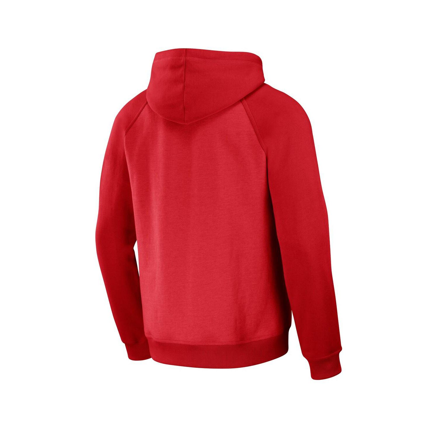 Men's Darius Rucker Collection by Red St. Louis Cardinals Raglan Full-Zip Hoodie