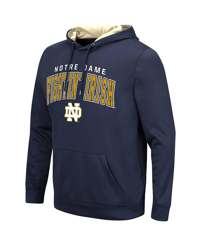 Colosseum Men's Navy Notre Dame Fighting Irish Resistance Pullover Hoodie - Macy's